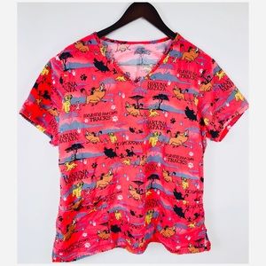 Disney The Lion King Scrubs Sz L Hakuna Matata